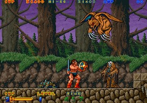 une photo d'Ã©cran de Rastan Saga 2 sur Arcade